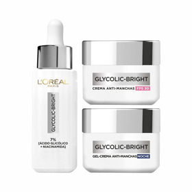 Imagen de PACK GLYCOLIC BRIGHT CREMA NOCHE + SERUM + CREMA DIA 50+30+50ml