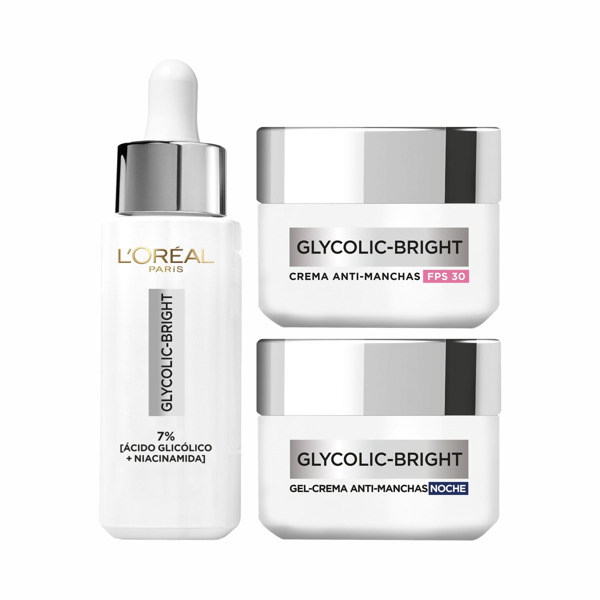 Imagen de PACK GLYCOLIC BRIGHT CREMA NOCHE + SERUM + CREMA DIA 50+30+50ml