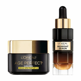 Imagen de PACK LOREAL AGE PERFECT CELL RENEW SERUM MIDNIGHT + AGE PERFECT CELL RENEW 30+50 ml