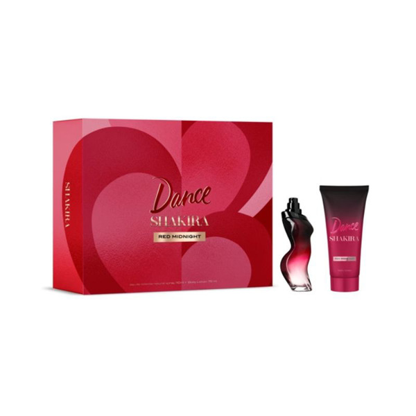 Imagen de SHAKIRA DANCE RED MIDNIGHT EDT+BODY LOTION COFRE [50+75ml]