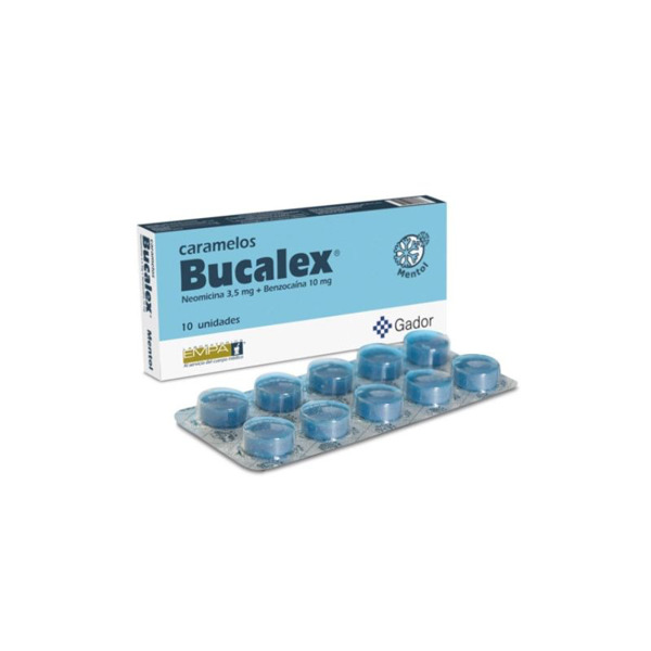 Imagen de BUCALEX CARAMELOS MENTA [10 uni.]