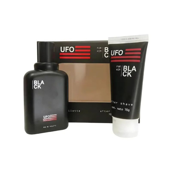 Imagen de UFO BLACK EDT+AFTER SHAVE PACK [55ml+70grs]
