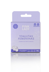 Imagen de PINK LADY TOALLAS FEMENINAS LAVABLES REUTILIZABLES [2 uni.]
