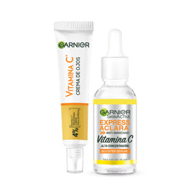Imagen de PACK GARNIER EXPRESS ACLARA SERUM + CONTRONO DE OJOS 30+15ml