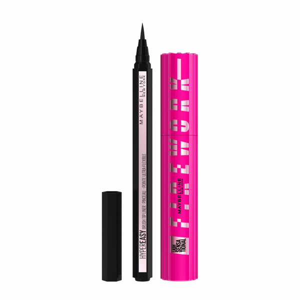 Imagen de PACK MAYBELLINE MASCARA FIREWORK + DELINEADOR HYPER EASY 9,5 + 0,55 ml