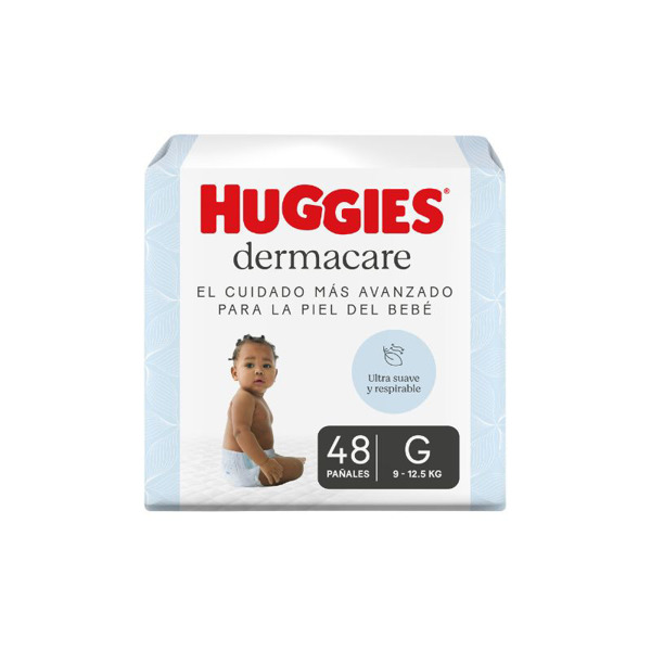 Imagen de HUGGIES DERMACARE G G  9-12.5KG [48 uni.]