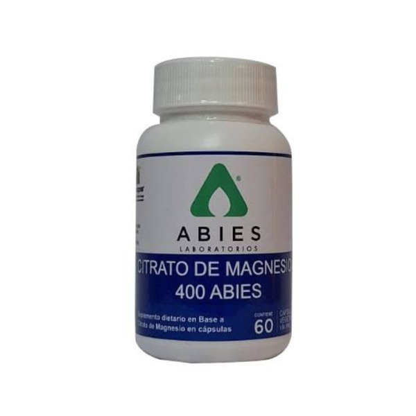 Imagen de ABIES CITRATO DE MAGNESIO 400 gr [60 cap.]