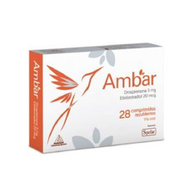 Imagen de AMBAR 3+0.02mg [28 tab.]