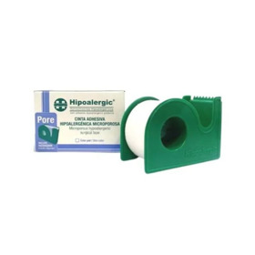 Imagen de CINTA PAPEL MICROPOROSA CON DISPENSADOR DISMEDICAL 2,5 cm [4,5 mts.]