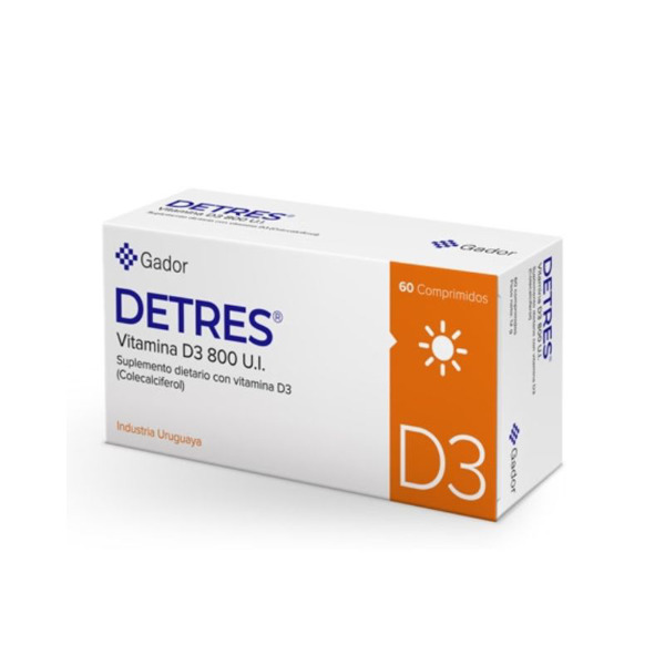 Imagen de DETRES   800 800 ui [60 comp.]