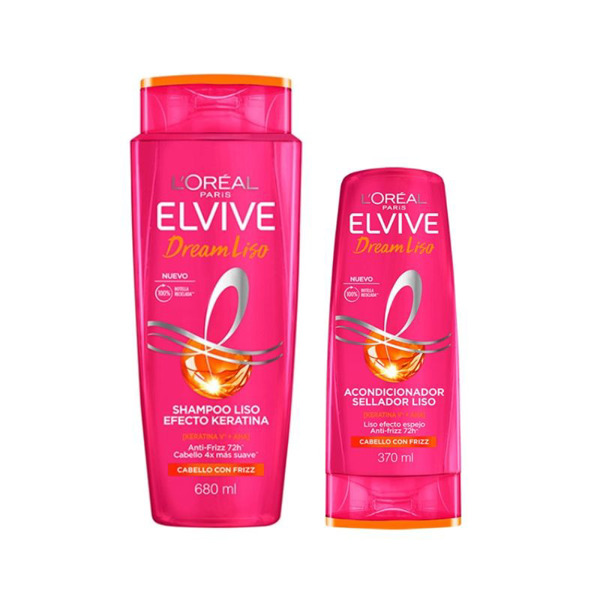 Imagen de ELVIVE SH. DREAM LISO+AC. PACK [680+370ml]