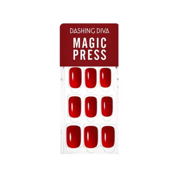 Imagen de HORTENSIA UÑAS POSTIZAS DASHING DIVA MAGIC PRESS RED POP [30 uni.]