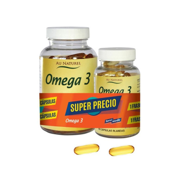Imagen de OMEGA 3 SERVIMEDIC PACK 100+40 1000 mg [140 cap.]