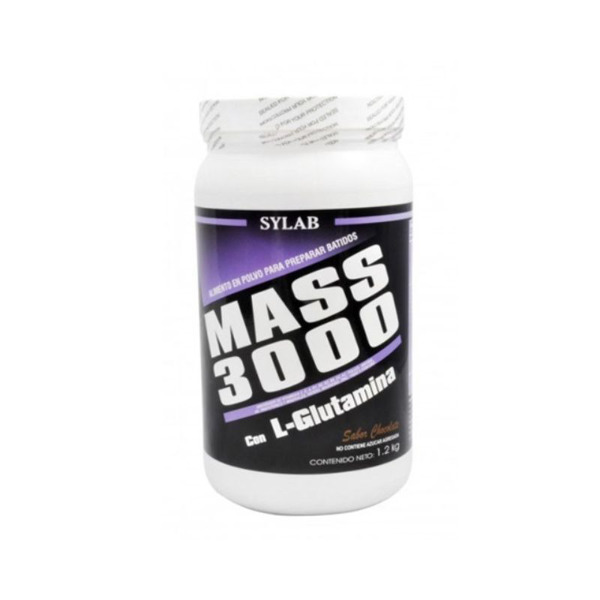 Imagen de SYLAB MASS 3000 CHOCOLATE HEALTH & NUTRITION [1,2 kg]
