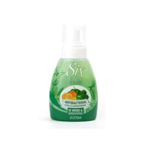 Imagen de SIX MANOS ESPUMA TE VERDE Y MANDARINA BOMBA [270 ml]