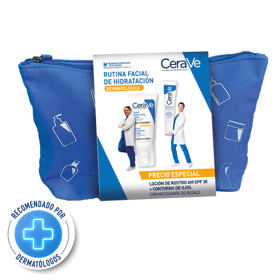 Imagen de CERAVE LOCION HIDRATANTE ROSTRO+REPARADORA OJOS PACK 30 fps [52+14ml]