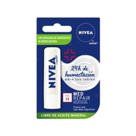 Imagen de NIVEA LIP CARE LABELLO MED PROTECTION 15 fps [4,8 gr]