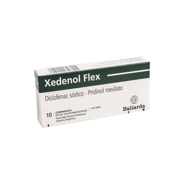 Imagen de XEDENOL FLEX 50+4mg [10 comp.]