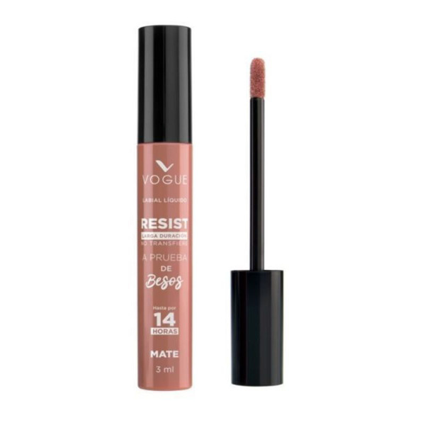 Imagen de VOGUE LABIAL LIQUIDO BRILLANTE RESIST SOFISTICADA [3 ml]