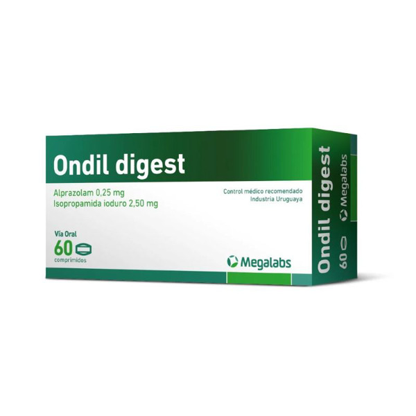 Imagen de ONDIL DIGEST 0.25mg+2.50mg [60 comp.]