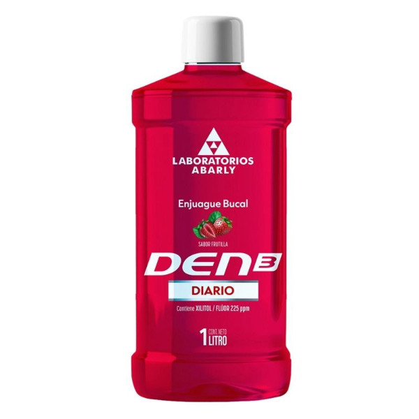 Imagen de DEN3 ENJUAGUE BUCAL DIARIO FRUTILLA [1 ltrs.]