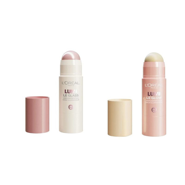 Imagen de PACK LOREAL ILUMINADOR GLASS PINK BALLET + ILUMINADOR GOLDEN COUTURE