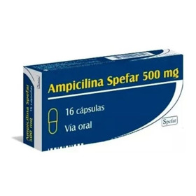 Imagen de AMPICILINA SPEFAR 500 500 mg [16 comp.]