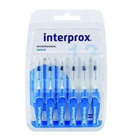 Imagen de INTERPROX 4G CONICAL AZUL BLISTER 1,3 mm [6 uni.]