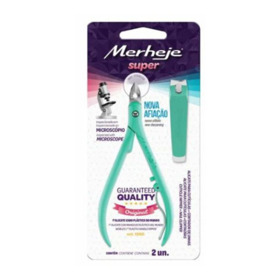 Imagen de MERHEJE ALICATE CUTICULA SET VERDE [2 uni.]