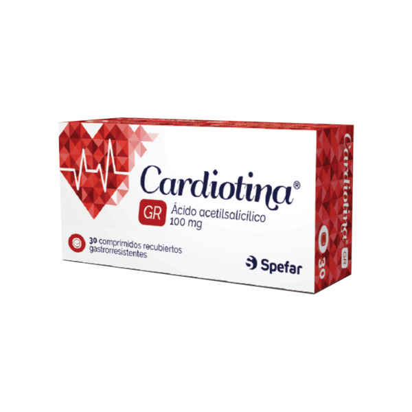 Imagen de CARDIOTINA GR 100 mg [30 comp.]