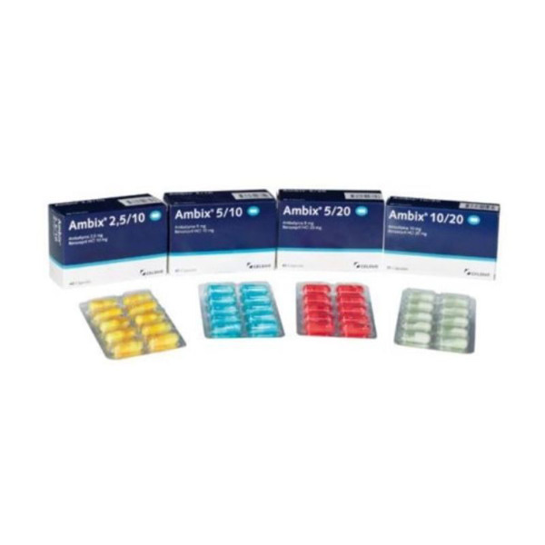Imagen de AMBIX  5 20 5/20mg [40 cap.]