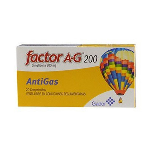 Imagen de FACTOR AG 200 200 mg [20 comp.]