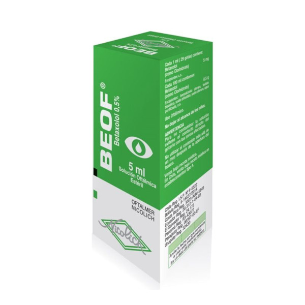 Imagen de BEOF SOL. OFT. ESTERIL 0,5 % [5 ml]
