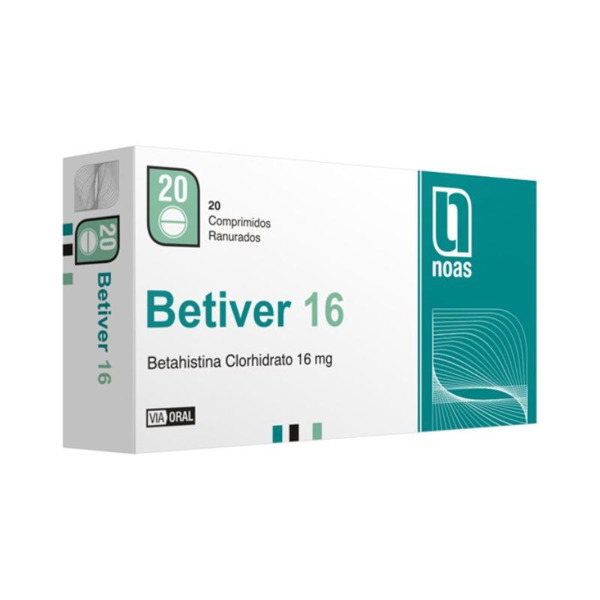 Imagen de BETIVER 16 16 mg [20 comp.]