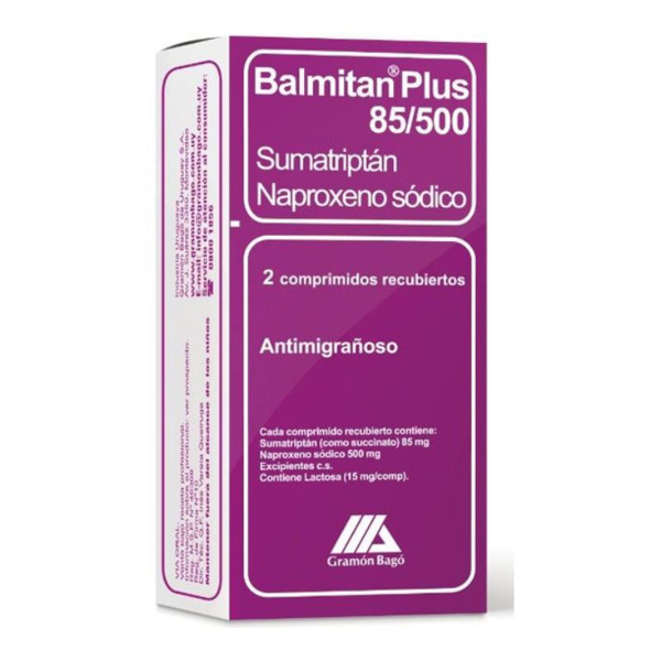 Imagen de BALMITAN PLUS 85+500mg [2 comp.]