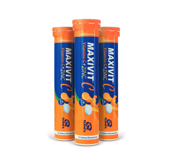 Imagen de MAXIVIT C EFERVECENTE 1000+10mg [20 comp.]
