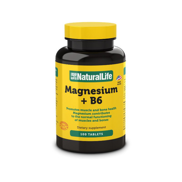 Imagen de NATURAL LIFE MAGNESIUM + B6 [100 tab.]