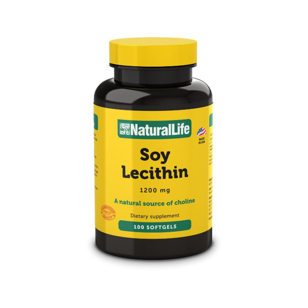 Imagen de NATURAL LIFE SOY LECITHIN SOFTGELS 1200 mg [100 tab.]