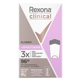 Imagen de REXONA BARRA ANTITR. CLINICAL CLASSIC SOFT SOLID CREMA FEMENINO [48 gr]