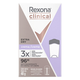 Imagen de REXONA BARRA ANTITR. CLINICAL EXTRA DRY SOFT SOLID CREMA FEMENINO [48 gr]