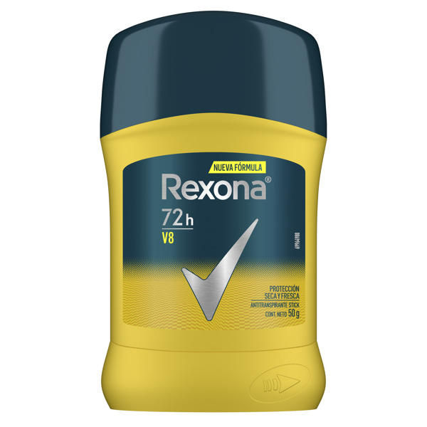 Imagen de REXONA BARRA ANTITR. V8 MASCULINO [50 gr]