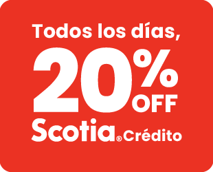 20% off todos los d&iacute;as